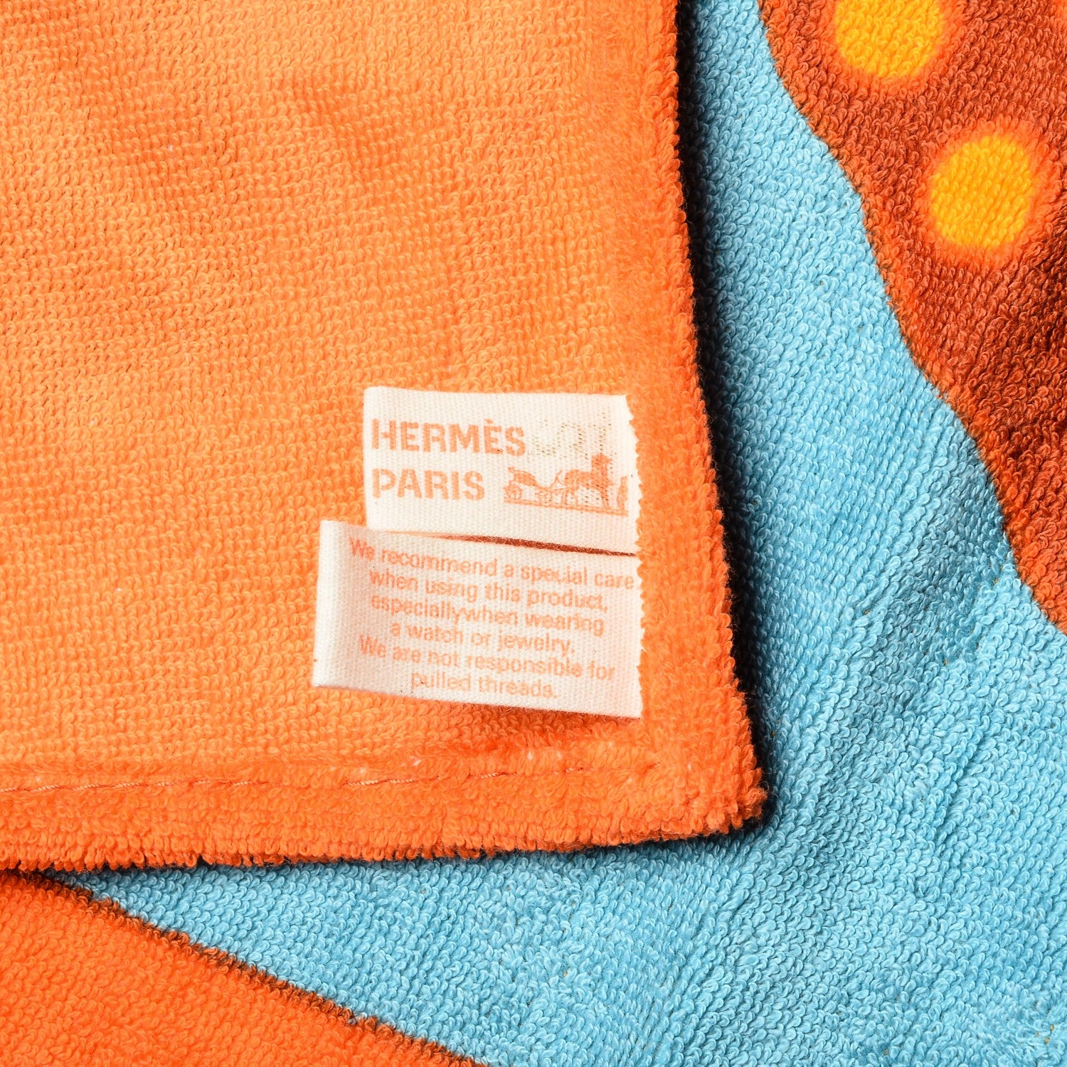 Hermes Cotton Terry Printed Beach Towel 5 of 6