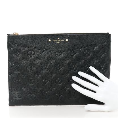 Louis Vuitton Empreinte Daily Pouch Black 2 of 7
