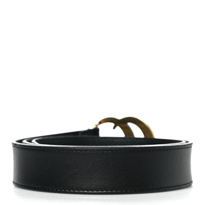 Gucci Calfskin Double G 30mm Belt 75 30 Black 2 of 7