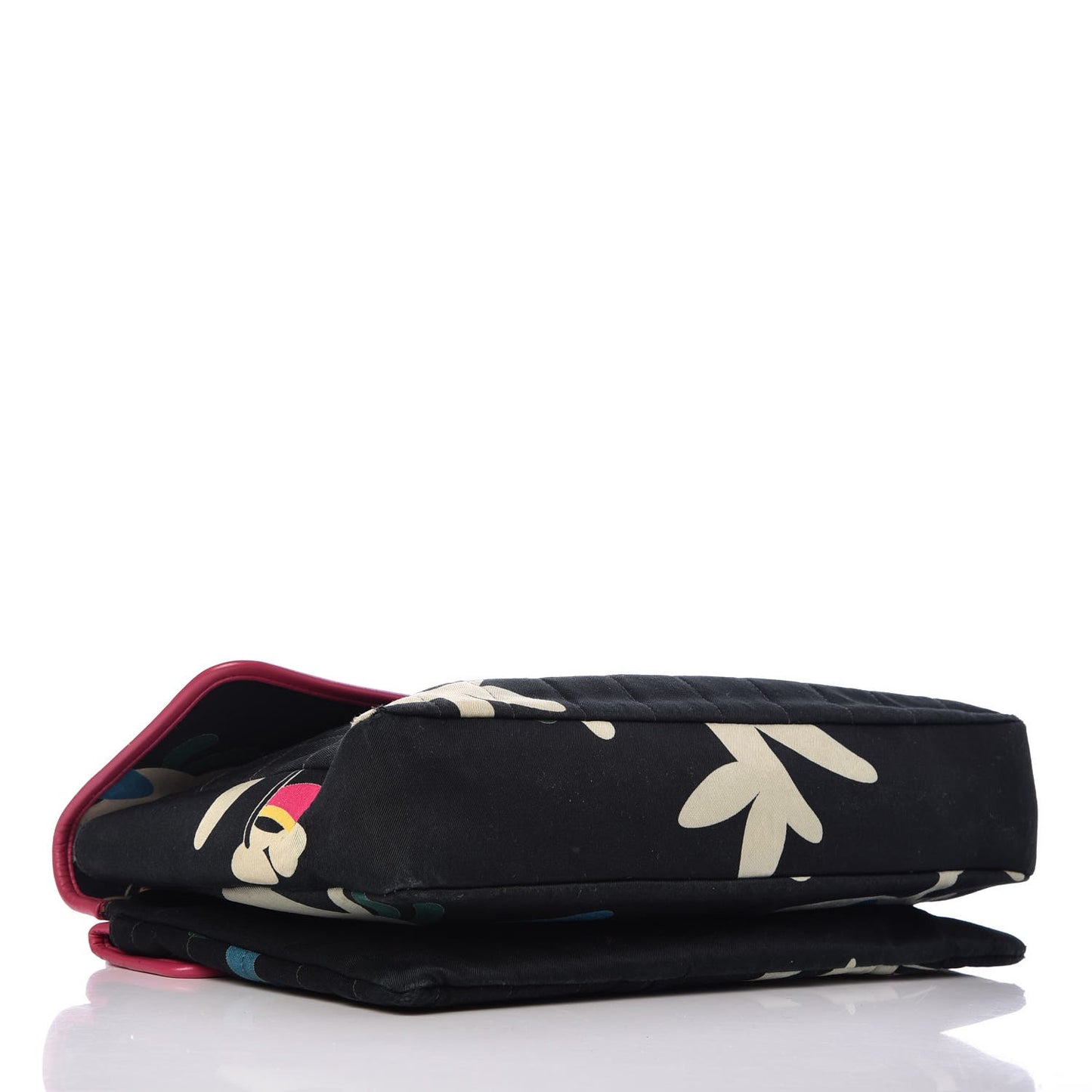 Canvas Chocolate Bar Quilted Flap Multicolor