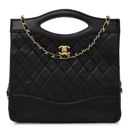 Chanel Lambskin Quilted 31 Shopping Bag Black 1 of 10