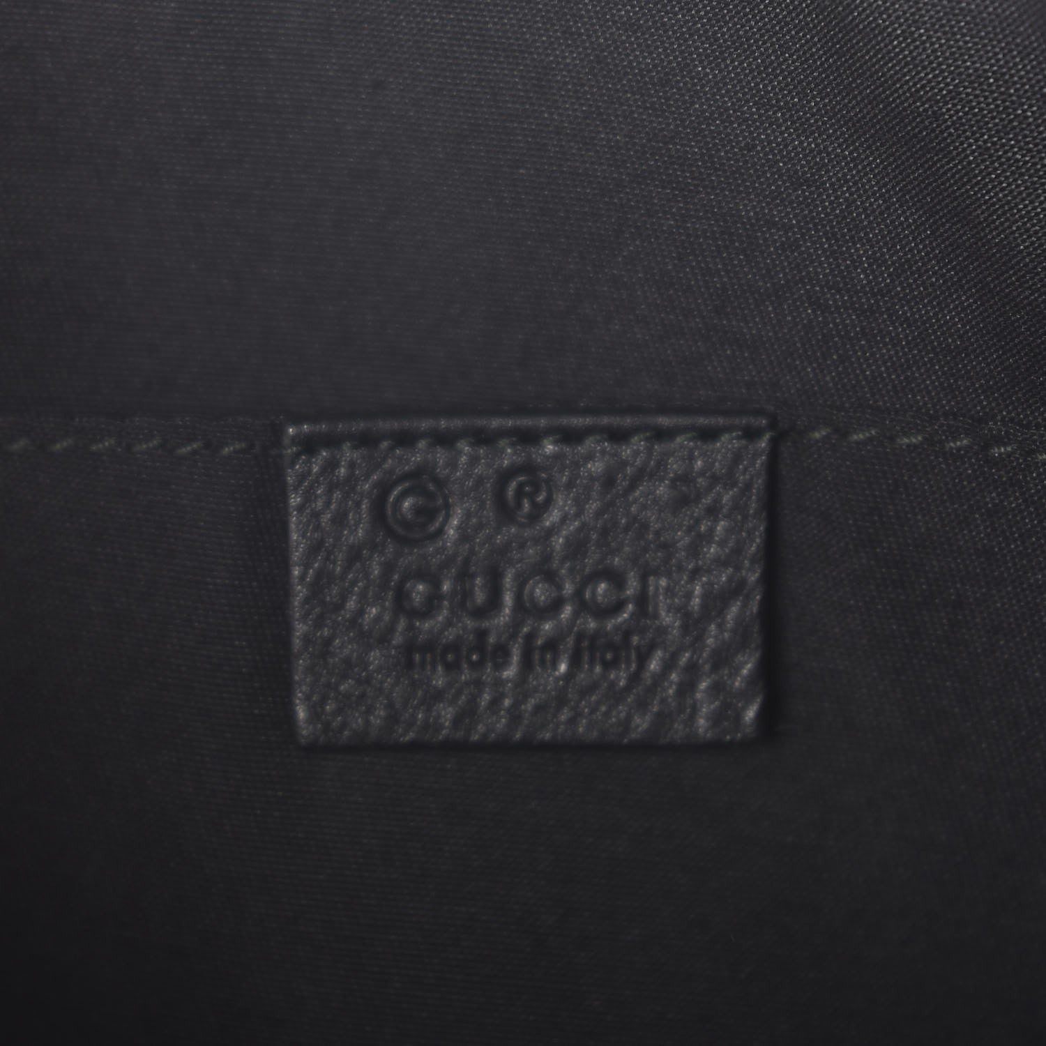 Gucci Calfskin Large Bamboo Clutch Black 6 of 7