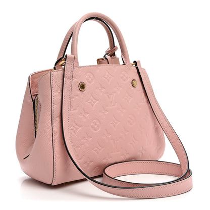Louis Vuitton Empreinte Montaigne BB Rose Poudre 3 of 10