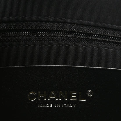 Chanel Shiny Crumpled Lambskin Quilted Large Trendy Chain Around Hobo Black 7 of 10