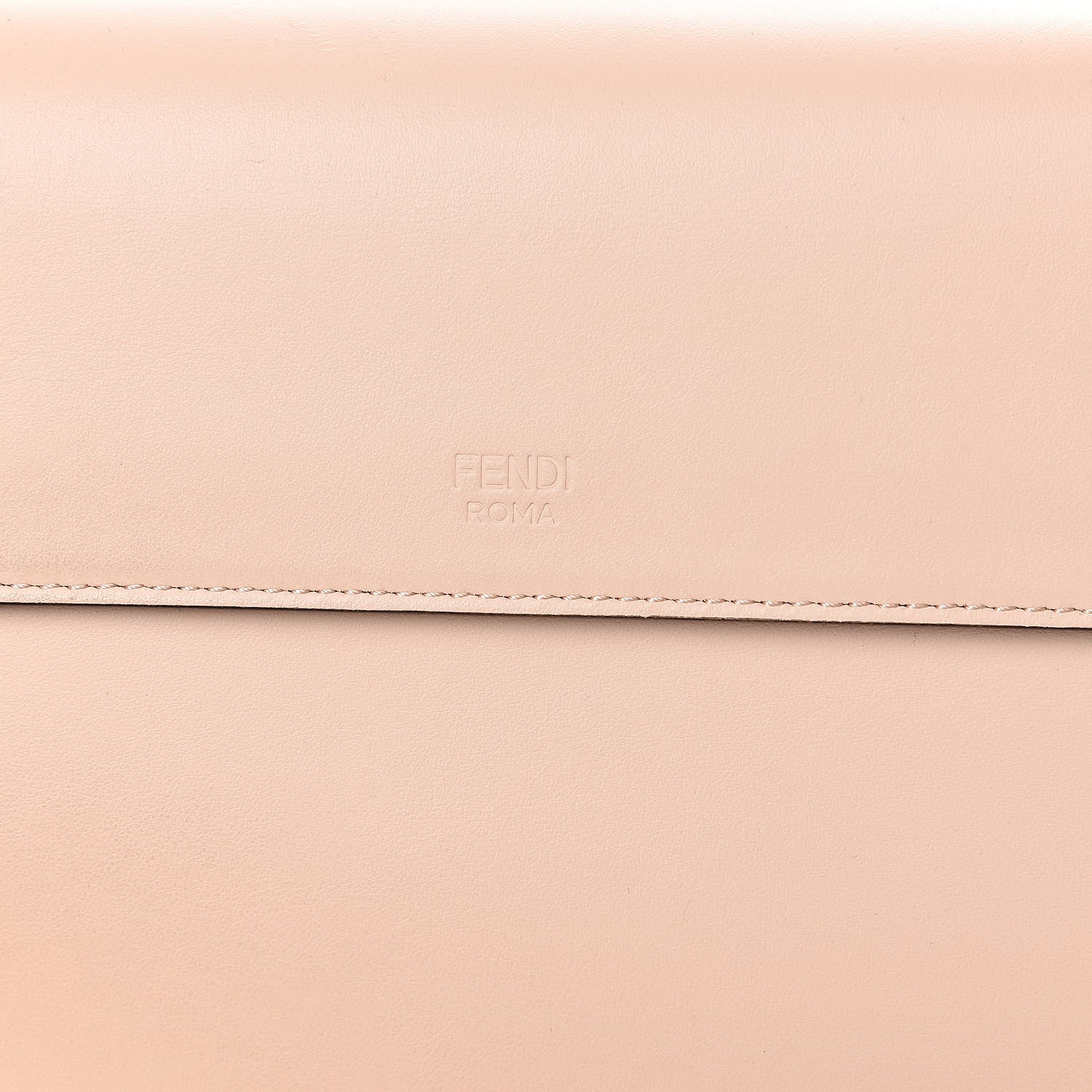 Fendi Vitello Century Velvet F is Fendi FF Kan I Shoulder Bag Tobacco Rosa Plaster 10 of 14