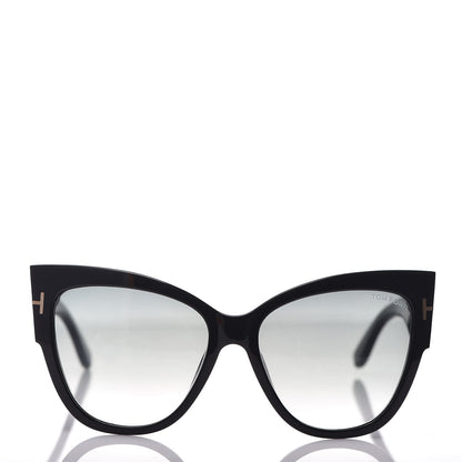 Tom Ford Acetate Anoushka Cat Eye Sunglasses TF371 Black 2 of 7