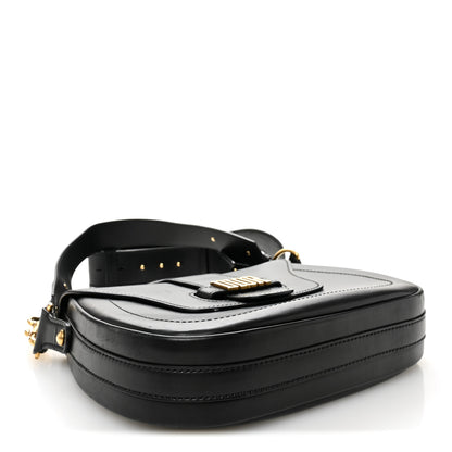 Christian Dior Calfskin D Fence Saddle Bag Black 4 of 10