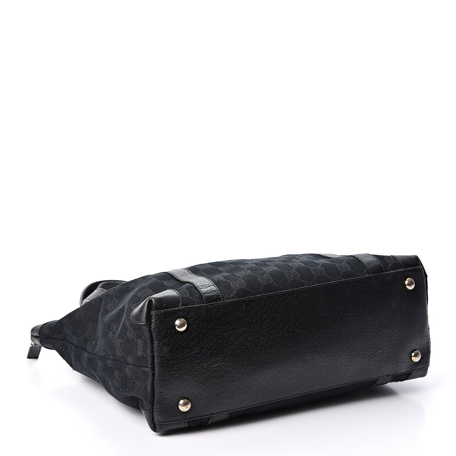 Gucci Monogram Medium Abbey Tote Black 3 of 10