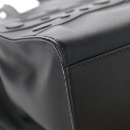 Versace Calfskin Medusa Stud Tribute Tote Black 10 of 12