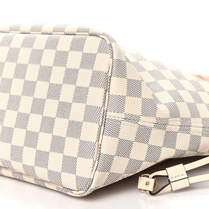 Louis Vuitton Damier Azur Braided Neverfull MM Pink 10 of 10