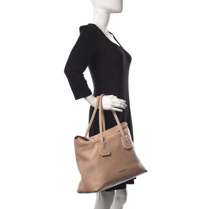 Burberry London Grainy Calfskin Medium Baynard Tote Light Nude 2 of 13