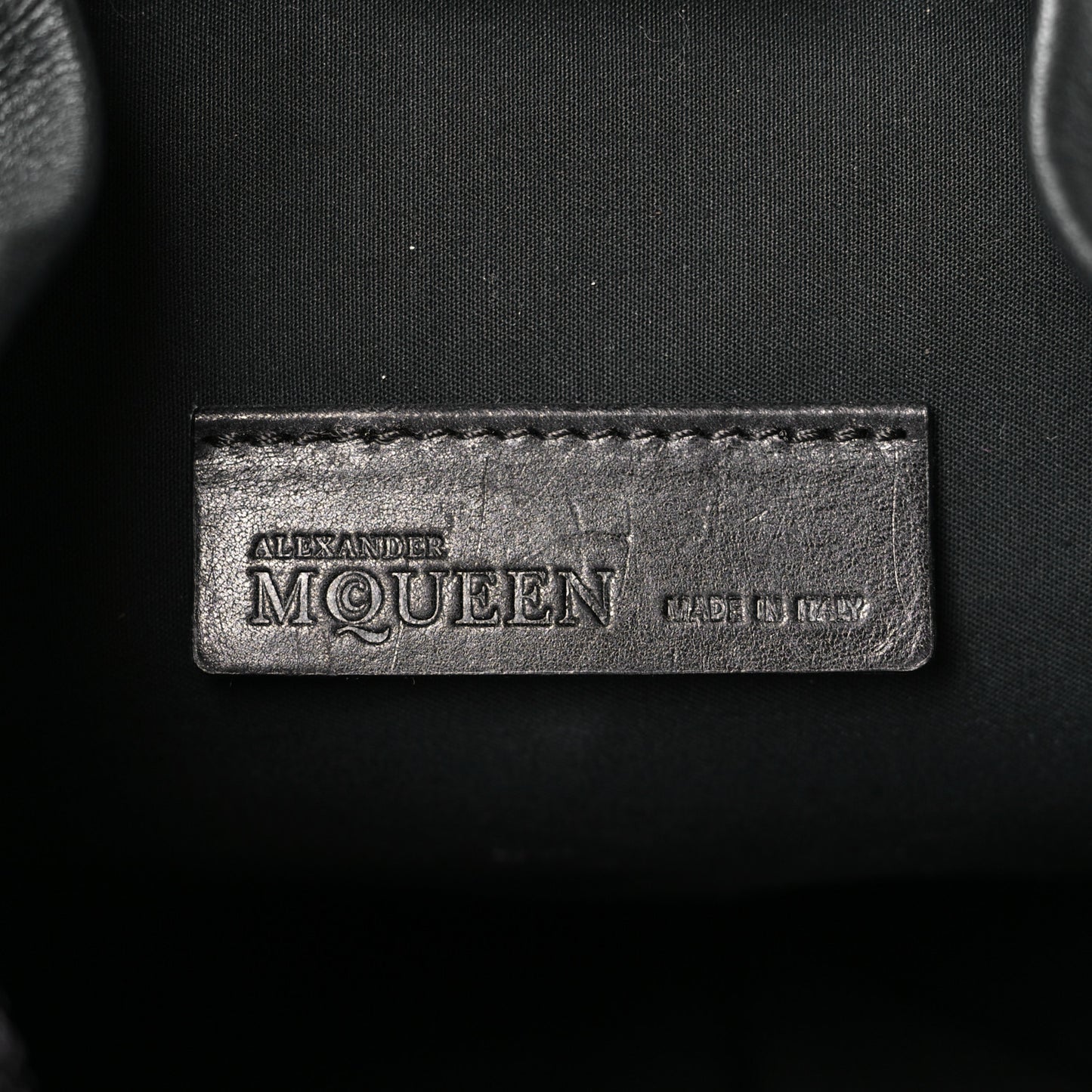 Calfskin Skull Backpack Black