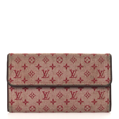 Louis Vuitton Mini Monogram Porte Tresor International Wallet Cherry 1 of 10