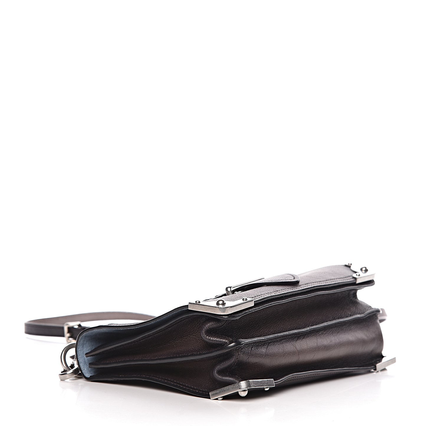 Glace Calfskin Sfumata Cahier Bag Argilla Astrale