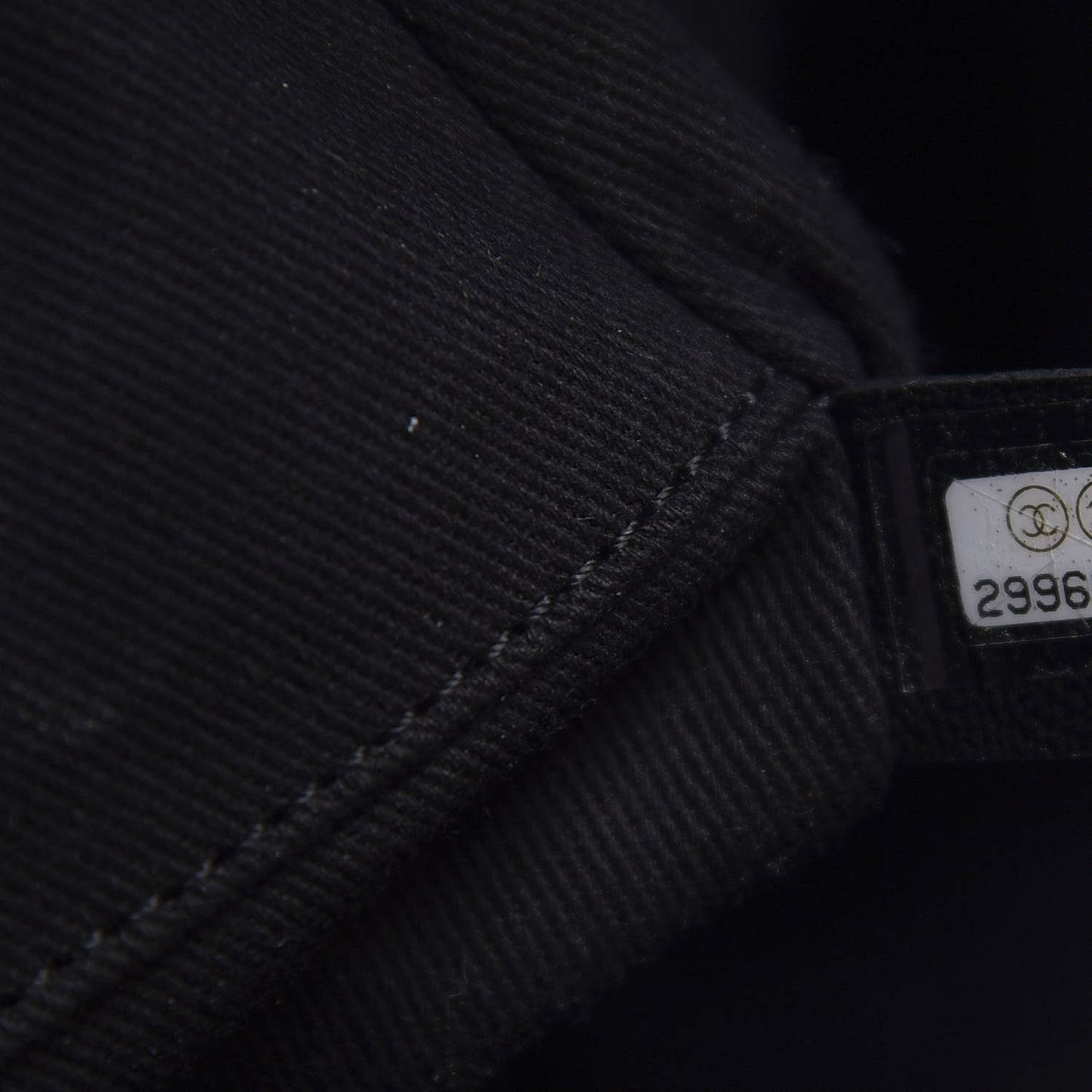 Canvas Pearl Medium Deauville Tote Black