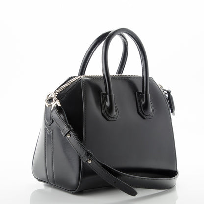 Givenchy Shiny Lord Calfskin Mini Antigona Black 3 of 7