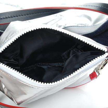 Chanel Reversible Airlines Tote Silver Navy 8 of 10