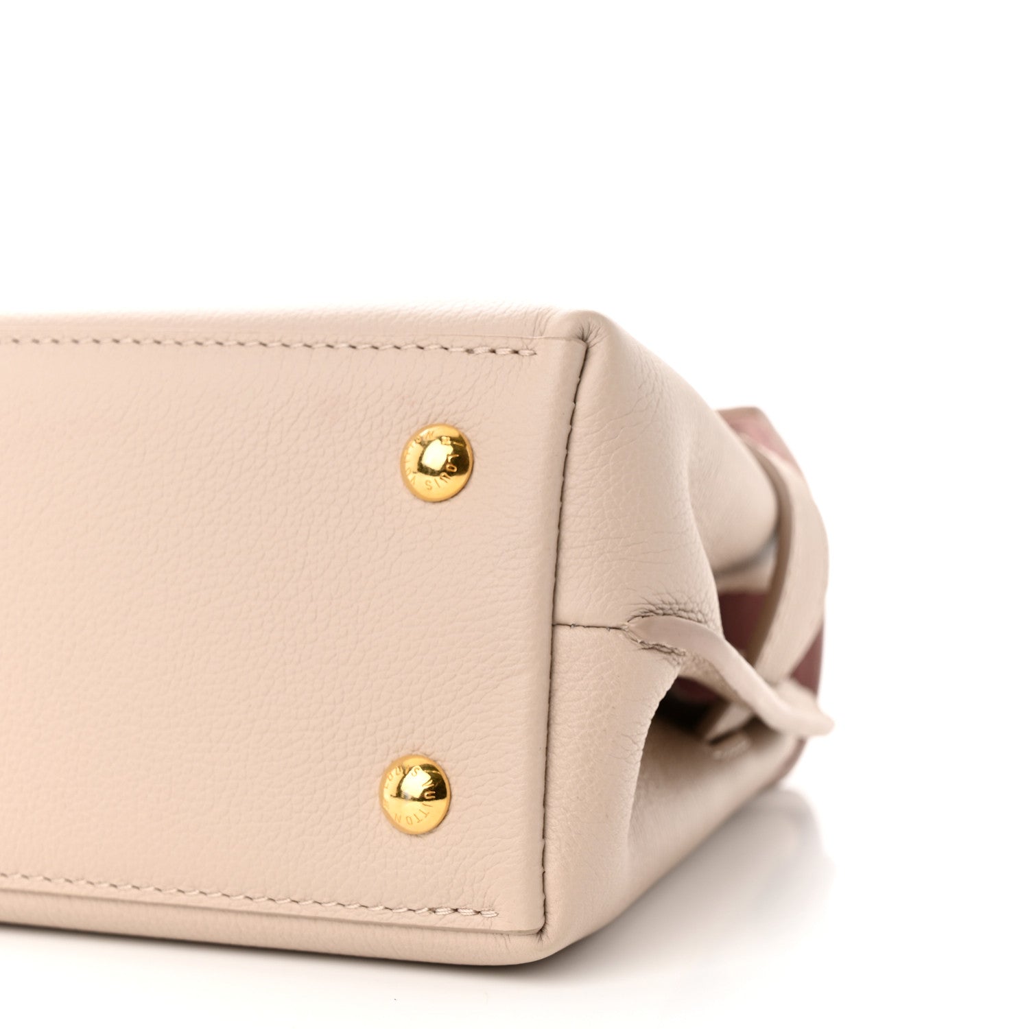 Louis Vuitton Soft Calfskin Mini Lockme Ever Greige 9 of 10