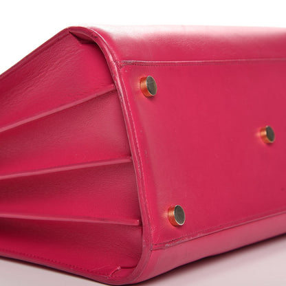 Saint Laurent Calfskin Small Sac De Jour Bubblegum 16 of 23