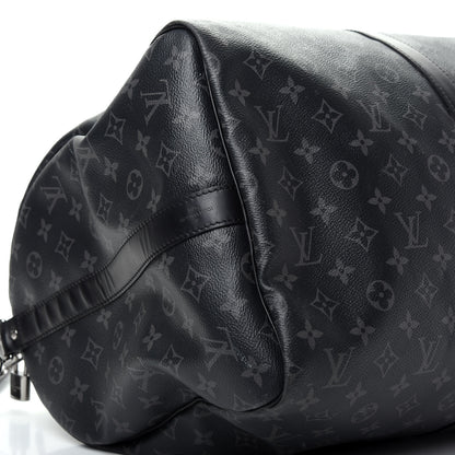 Louis Vuitton Monogram Eclipse Keepall Bandouliere 55 5 of 11