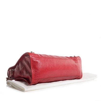 Balenciaga Agneau Giant 12 Rose Gold Hardware City Rouge Coquelicot 4 of 13