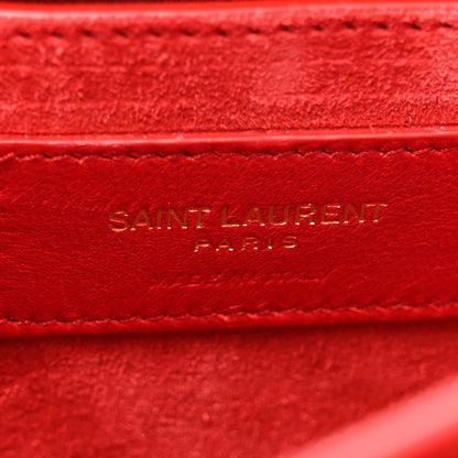 Saint Laurent Calfskin Medium Monogram Sunset Rouge Eros 6 of 10