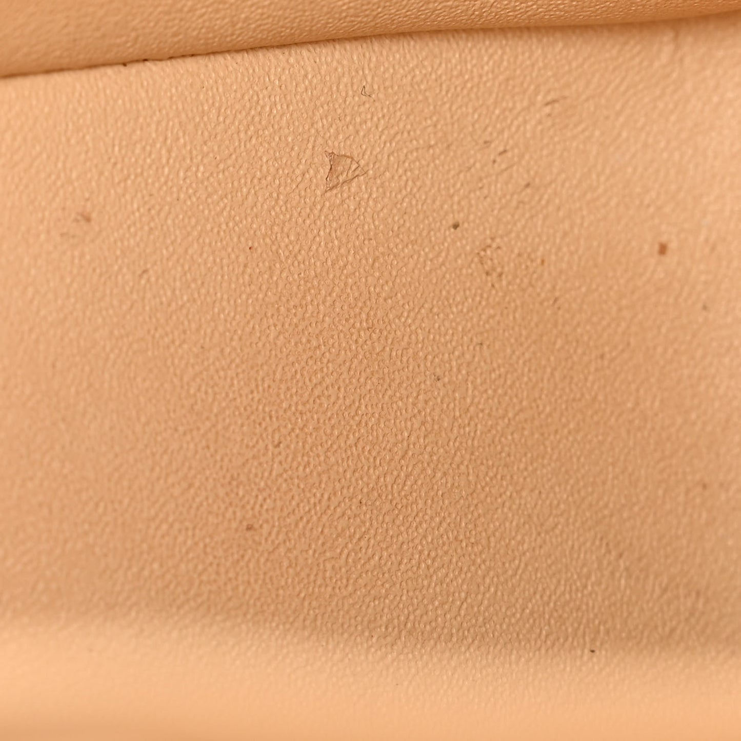 Lambskin Quilted Jumbo Double Flap Beige