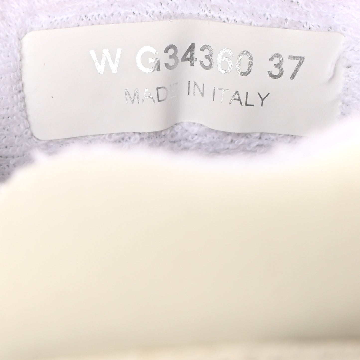 Suede Calfskin Fabric CC Sneakers 37 White