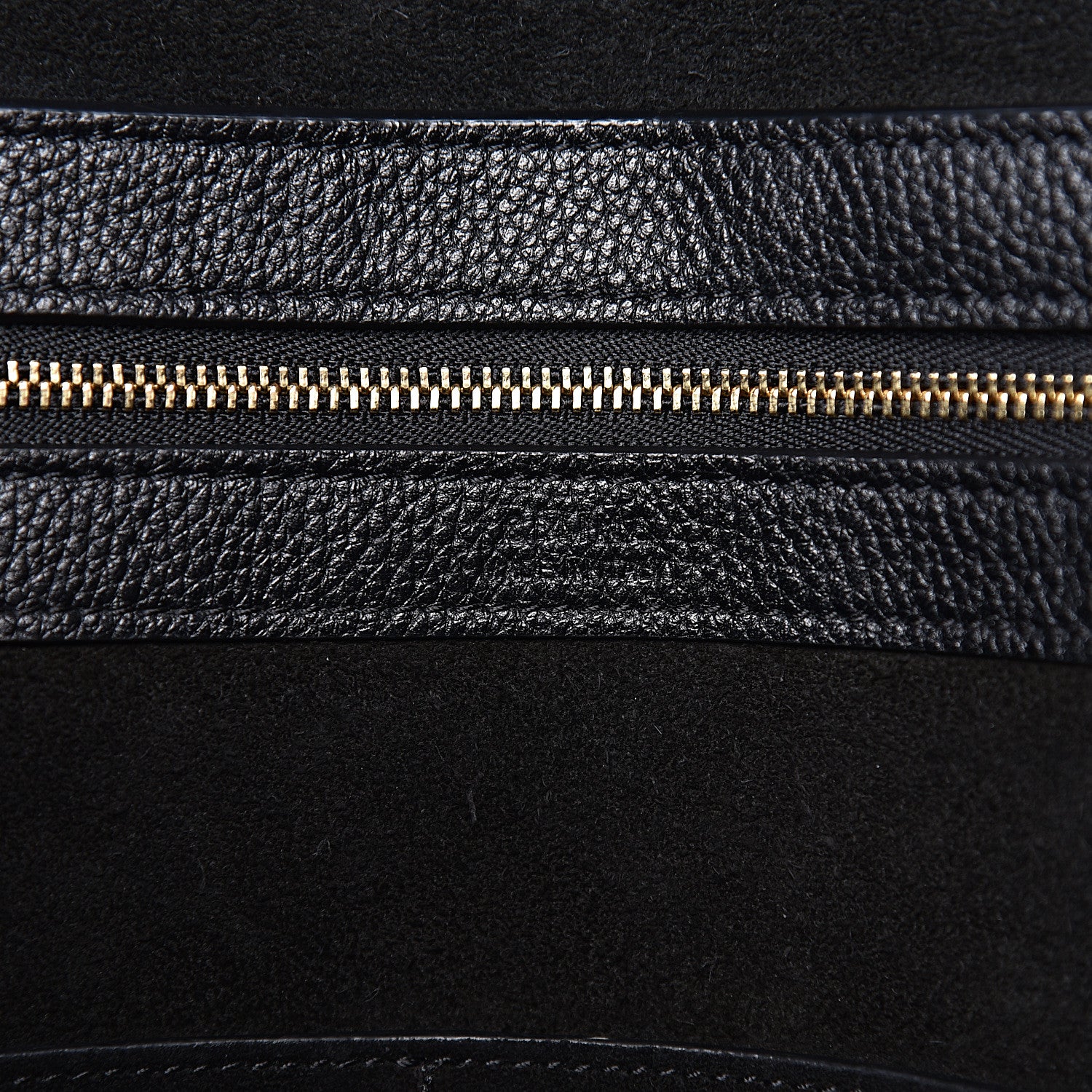 Celine Soft Grained Calfskin Small Belt Cabas Phantom Black 6 of 10
