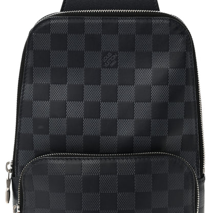 Louis Vuitton Damier Infini Avenue Sling Bag Astral Silver 7 of 10