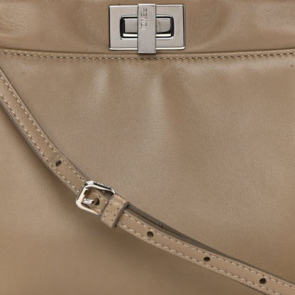 Fendi Nappa Mini Peekaboo Iconic Satchel Tortora 9 of 20