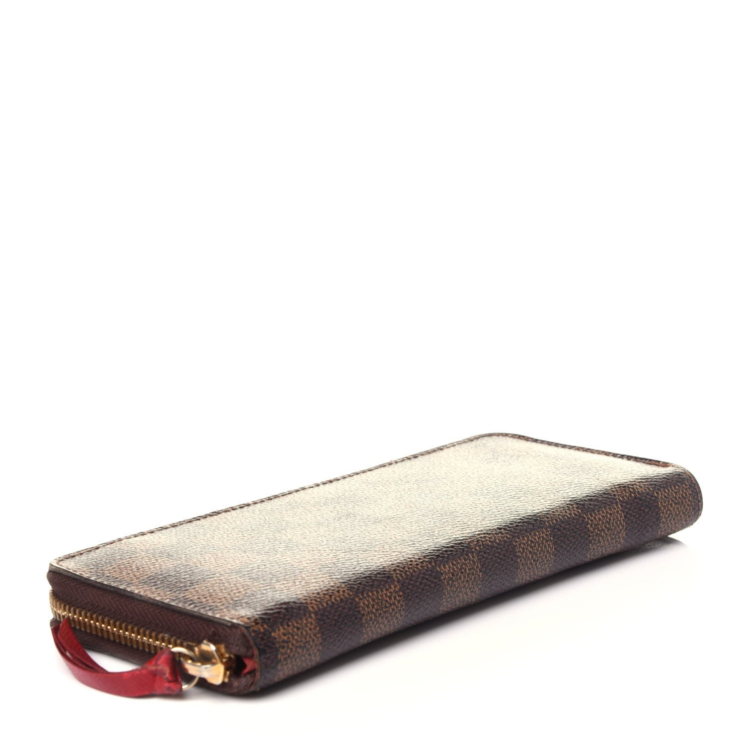Louis Vuitton Damier Ebene Clemence Wallet Cherry 4 of 12
