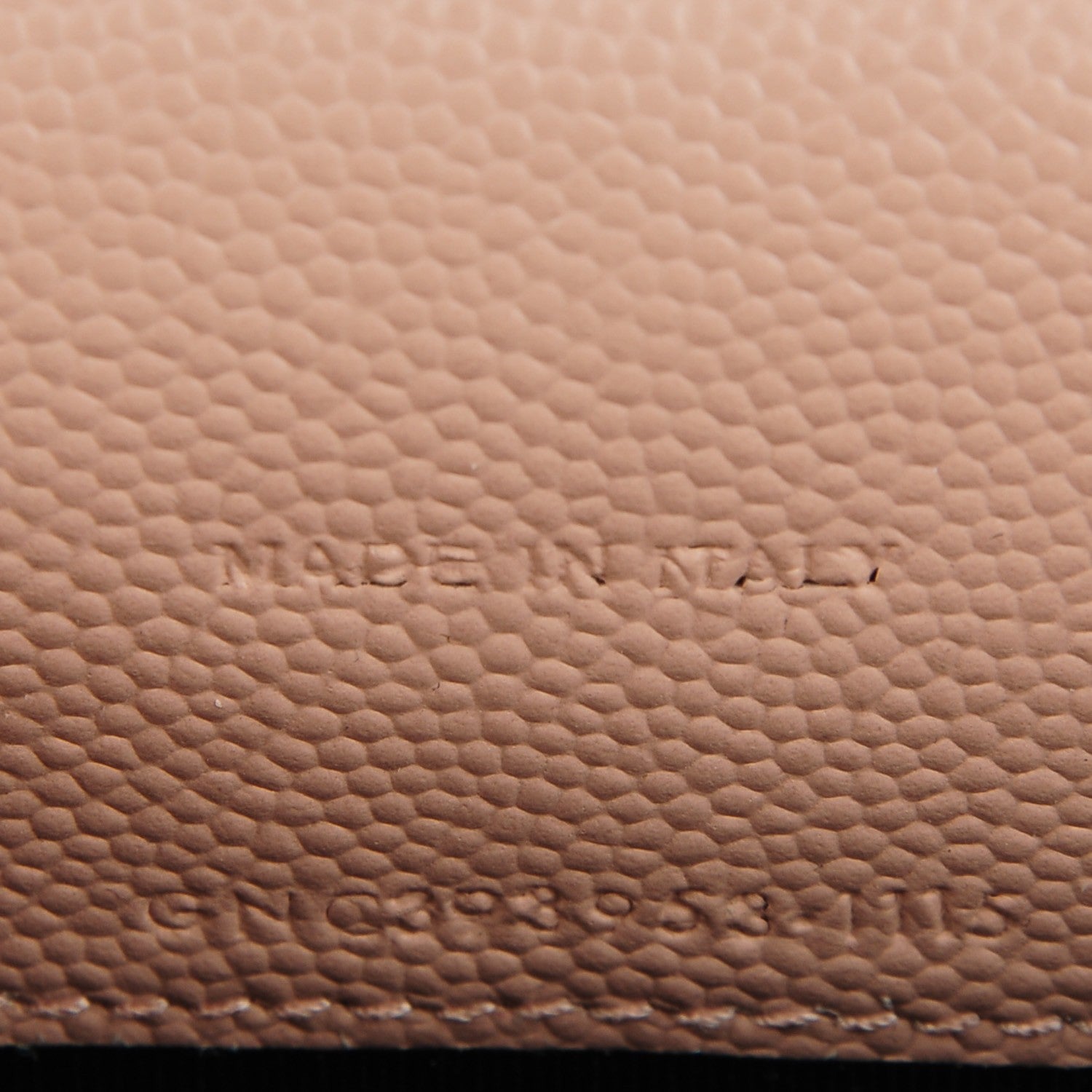 Saint Laurent Grain De Poudre Matelasse Chevron Monogram Envelope Chain Wallet Pale Pink 7 of 7