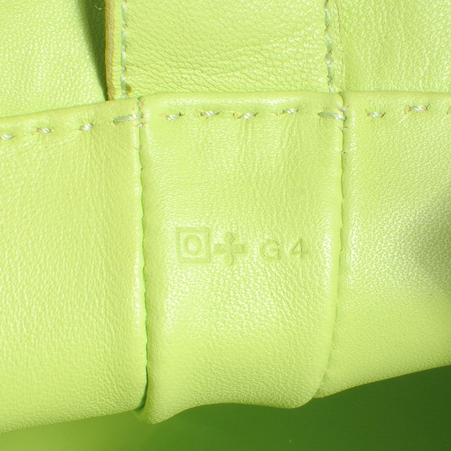 Lambskin Clou De Selle Pouch Kiwi