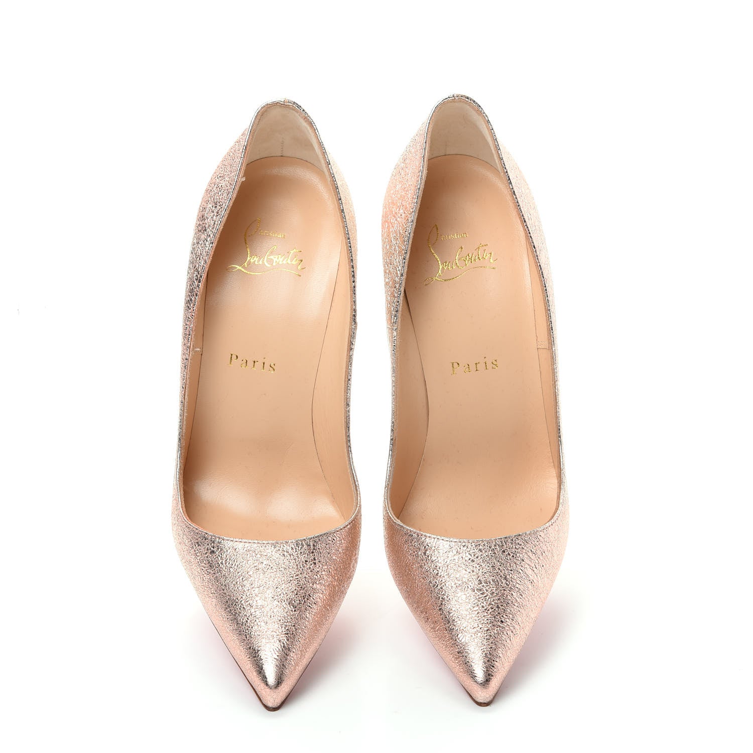 Christian Louboutin Specchio Vintage So Kate 120 Pumps 37.5 Rose Gold 5 of 10