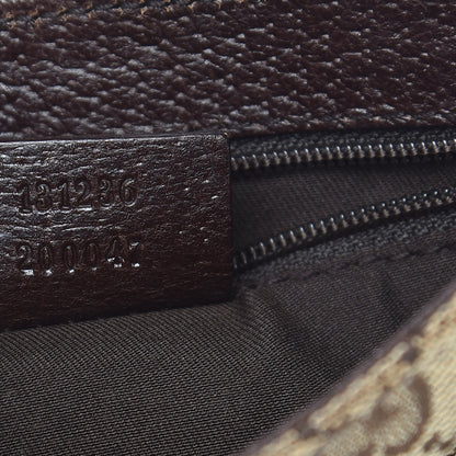 Gucci Monogram Waist Pouch Bag Dark Brown 7 of 12