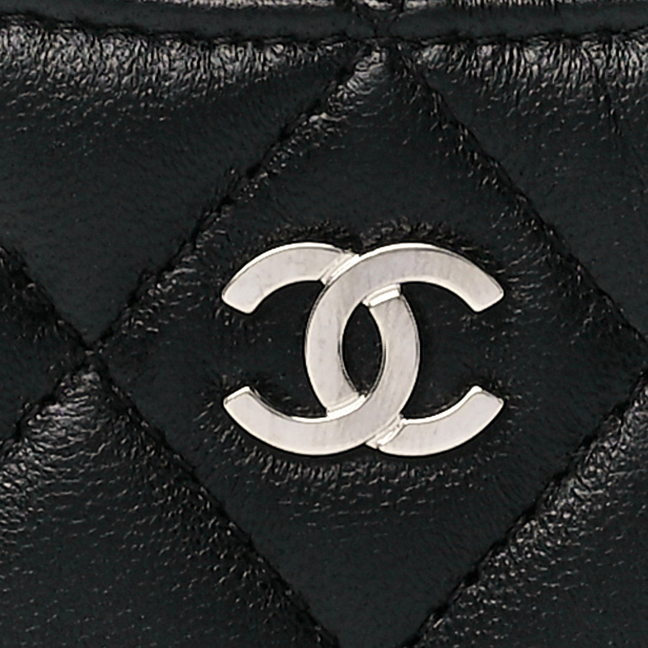 Chanel Lambskin Quilted Card Holder Black 9 of 12