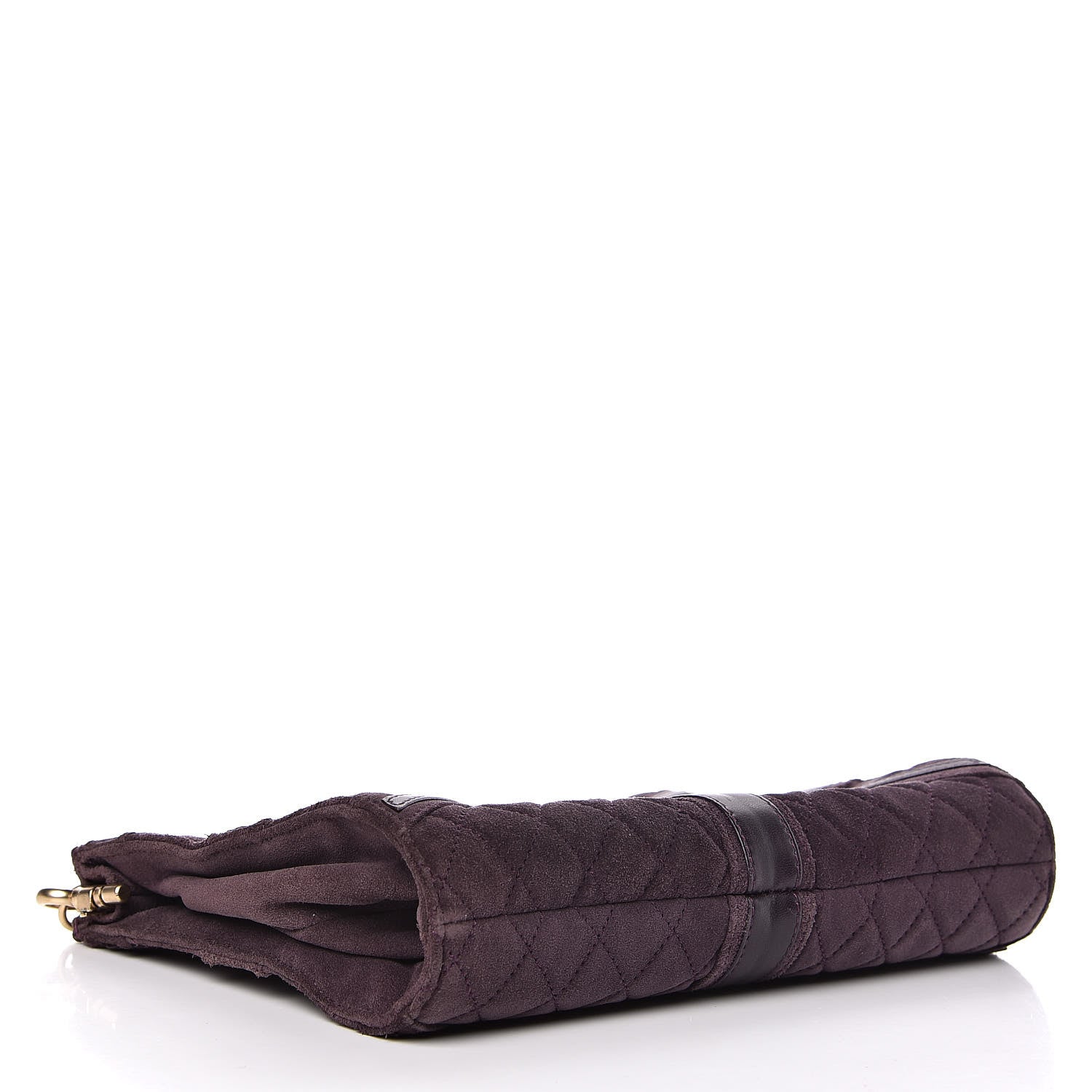 Chanel Suede Union Jack Shoulder Bag Purple 4 of 11