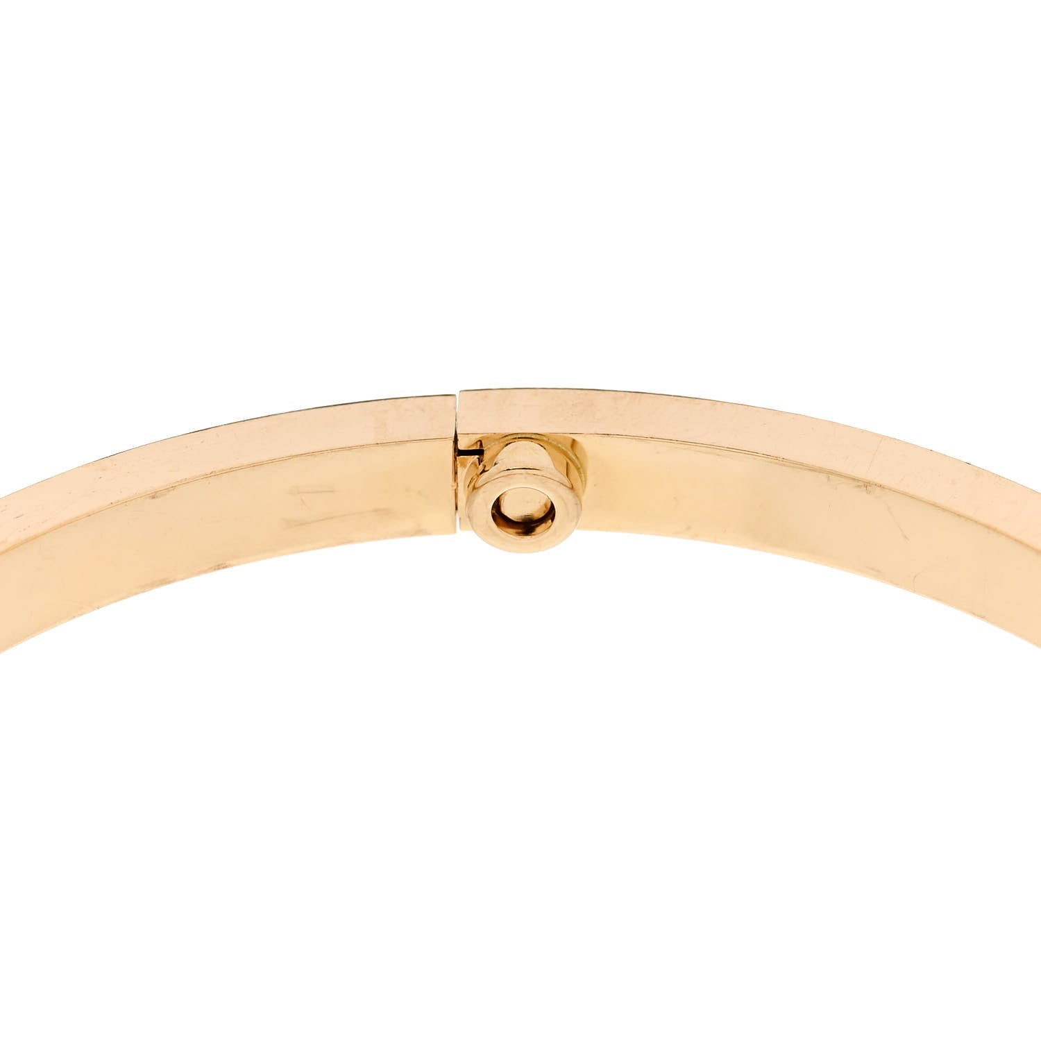 Cartier 18K Yellow Gold Small LOVE Bracelet 17 7 of 9