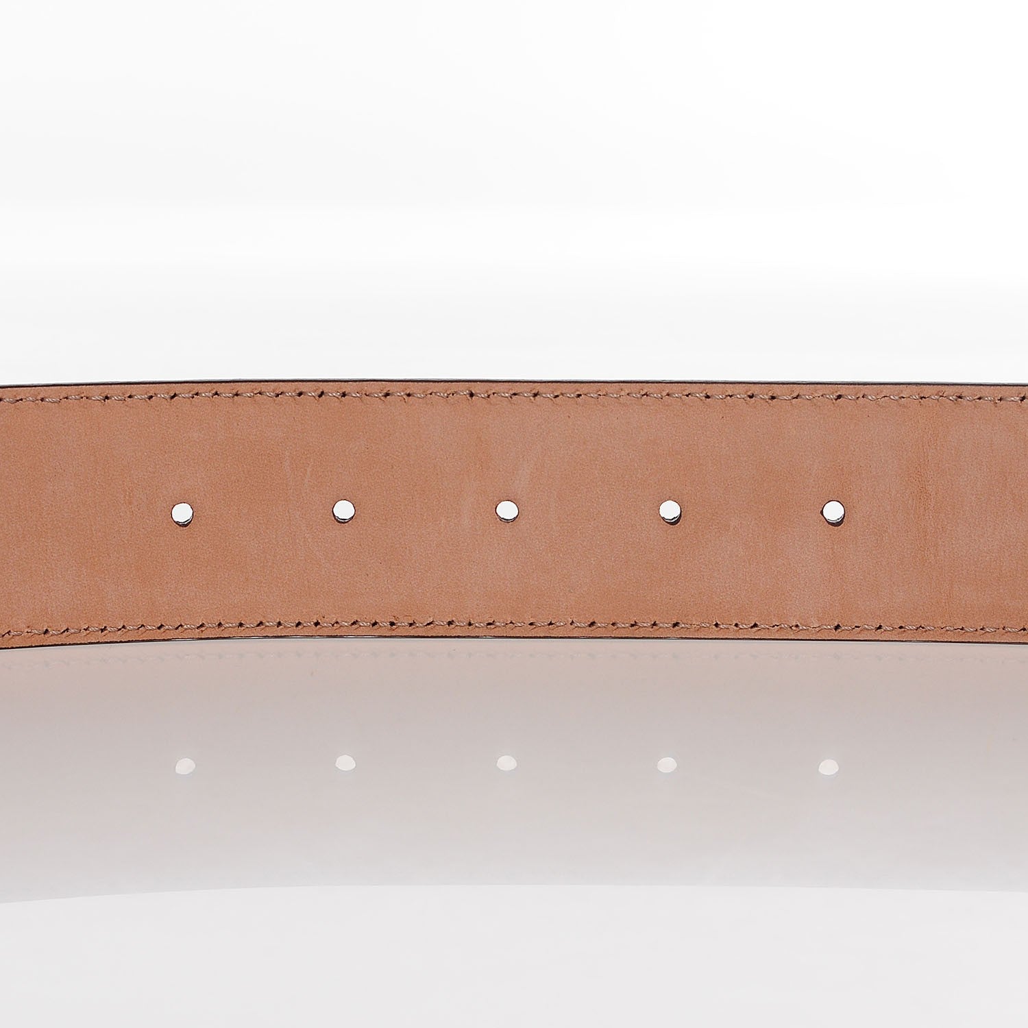 Gucci Guccissima Interlocking G Belt 85 34 Green Gold 5 of 6
