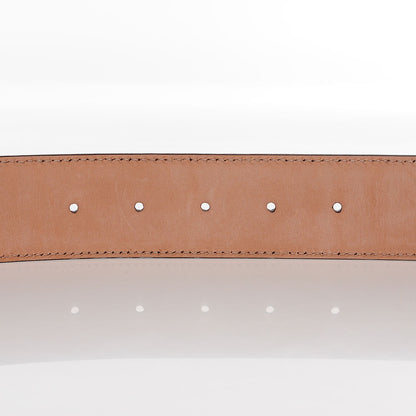 Gucci Guccissima Interlocking G Belt 85 34 Green Gold 5 of 6