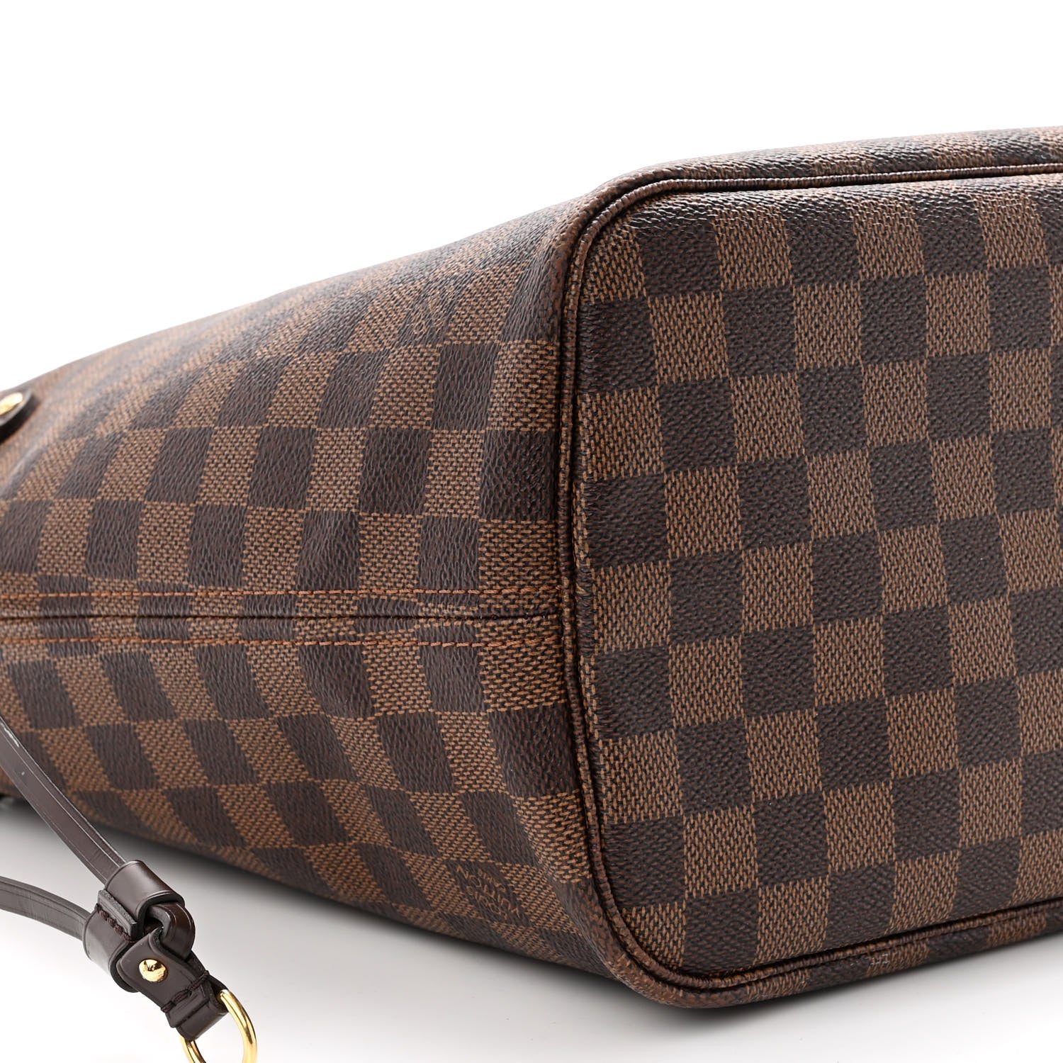 Louis Vuitton Damier Ebene Neo Neverfull MM Rose Ballerine 10 of 14