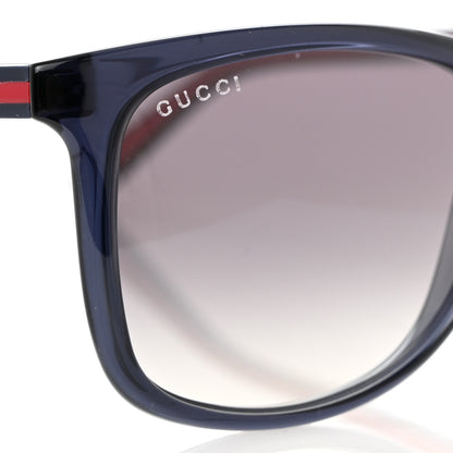 Gucci Acetate Web Sunglasses GG1055S Dark Blue 7 of 8