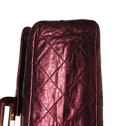 Chanel Metallic Aged Calfskin Quilted 2.55 Reissue 226 Flap Dark Red 20 of 20