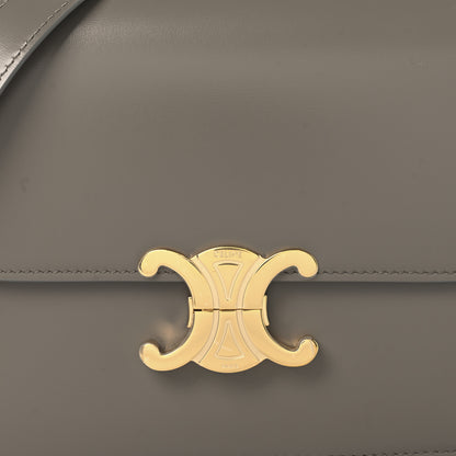 Celine Shiny Calfskin Medium Triomphe Pebble 8 of 10