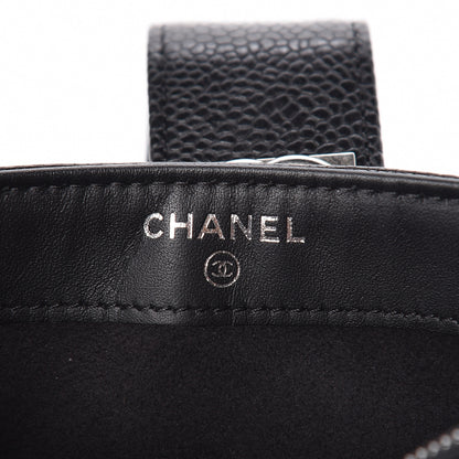 Chanel Caviar Quilted Mini Boy Phone Holder Clutch Black 6 of 9