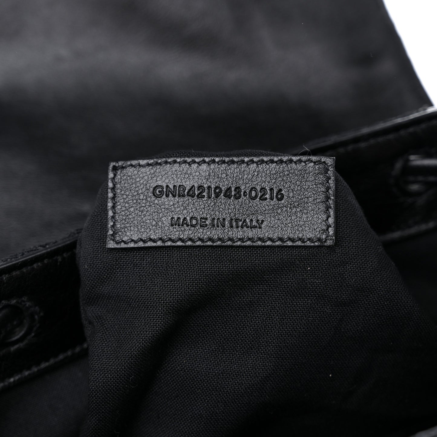 Lace Calfskin Festival Backpack Black