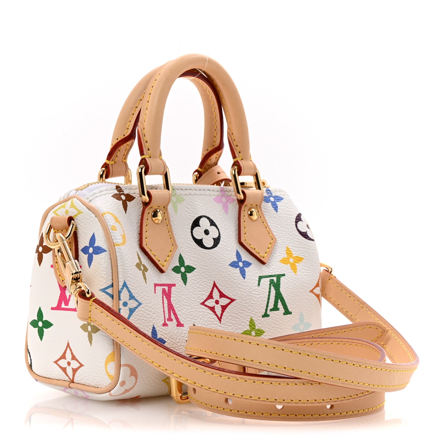 Louis Vuitton LV X TM Monogram Multicolor Nano Speedy White 4 of 19