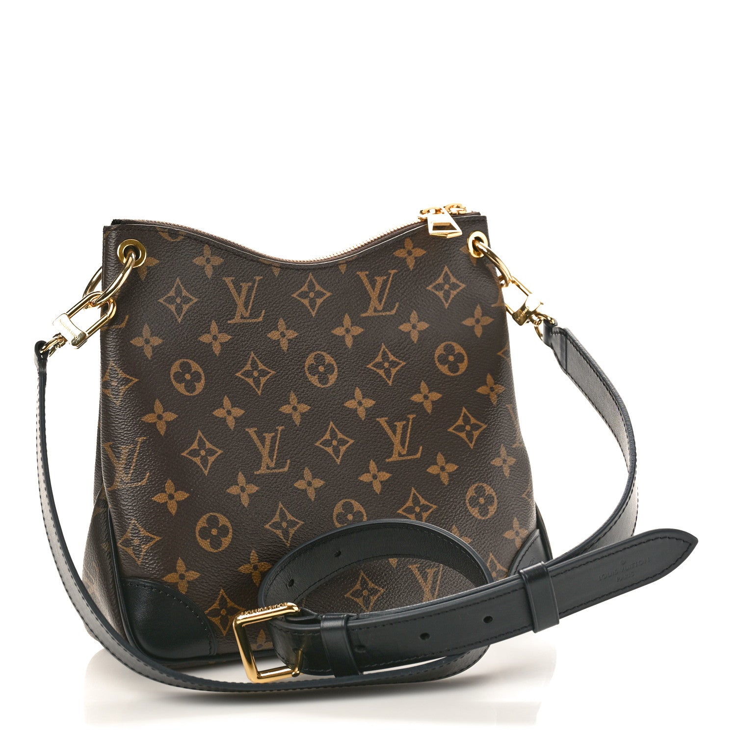 Louis Vuitton Monogram Odeon PM Black 3 of 9