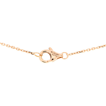 Cartier 18K Pink Gold Diamond Pink Opal XS Amulette de Cartier Pendant Necklace 4 of 6